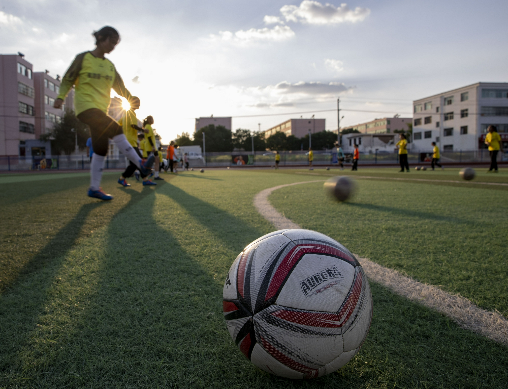 宁夏盐池:快乐足球 乐享暑假