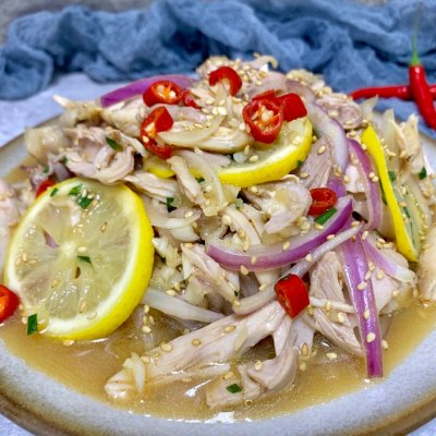 柠檬盐焗鸡腿|鸡腿|柠檬|白芝麻_新浪新闻