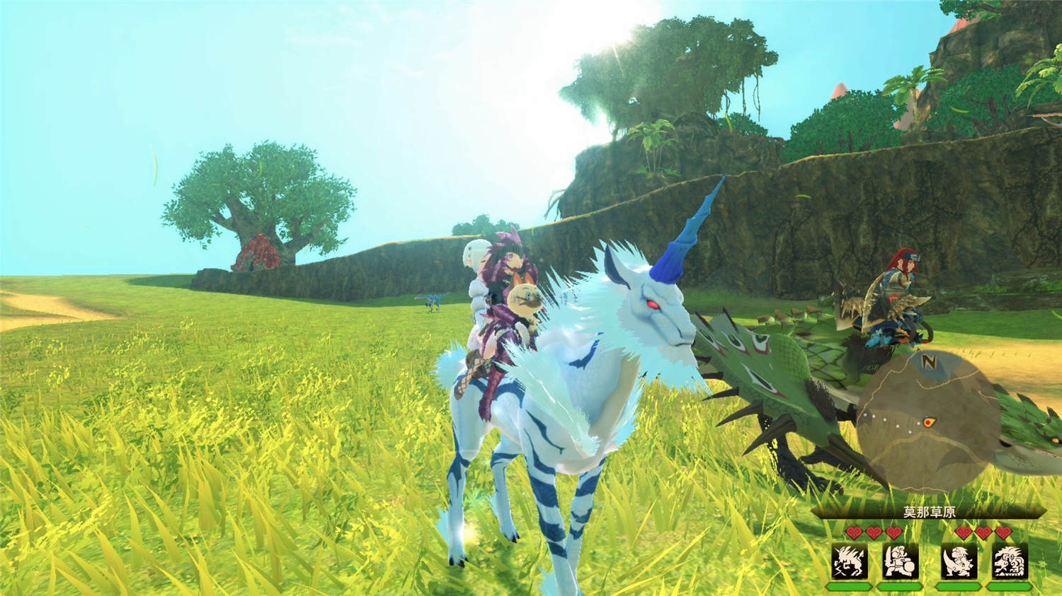 Геймплей Monster Hunter Stories 2 Wings of Ruin