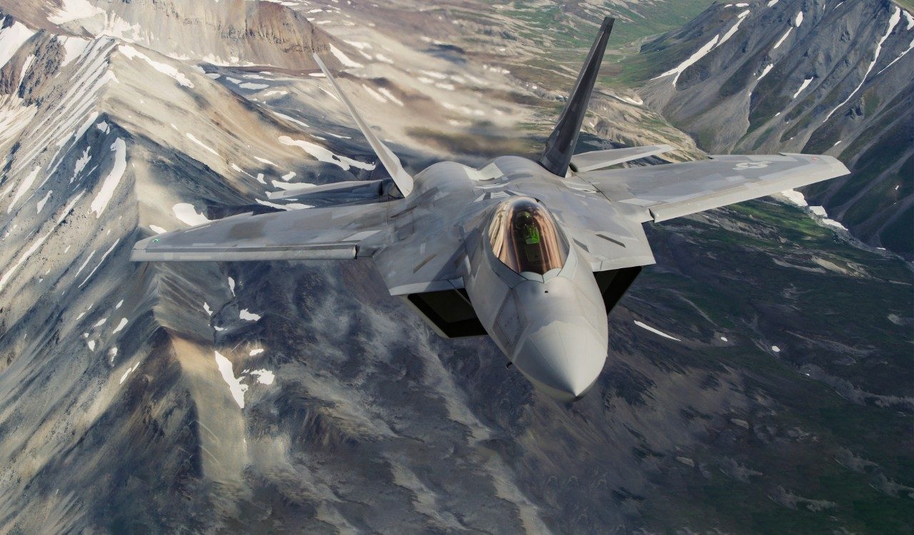 资料图：F-22“猛禽”战斗机 图自洛克希德·马丁公司官网