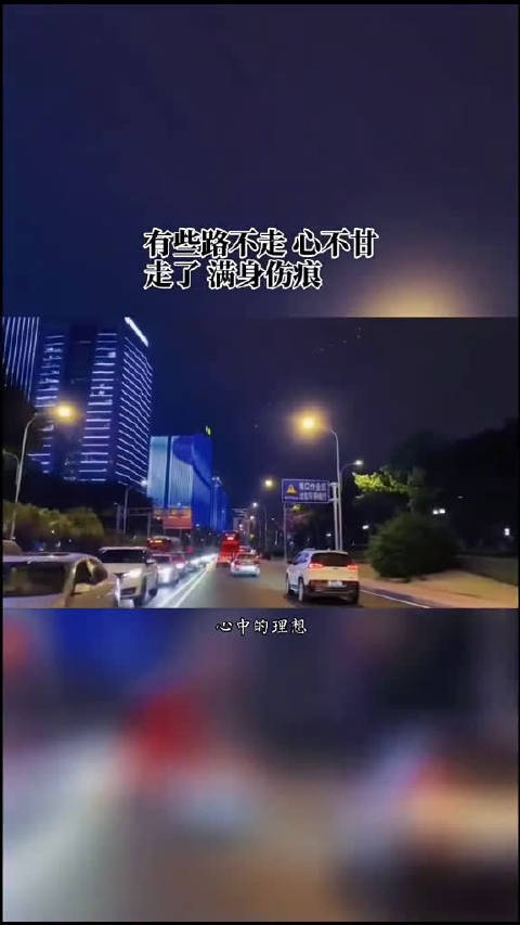 有些路不走,心不甘,走了,满身伤痕,人生无论怎么选都有遗憾