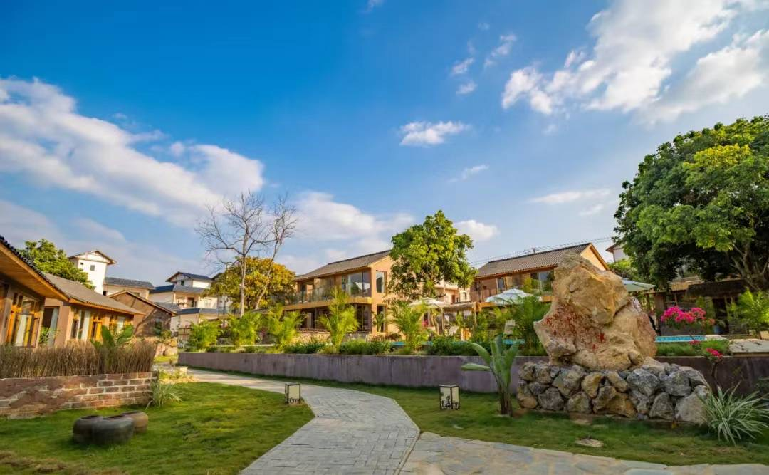 图为江州区新和镇卜花村