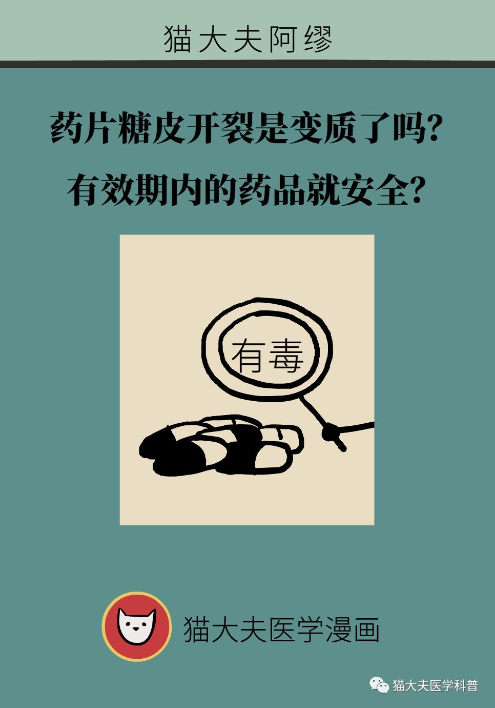 药片糖皮开裂是变质了吗？有效期内的药品就安全？