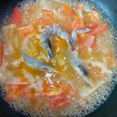 鲜虾馄饨皮面片汤做法