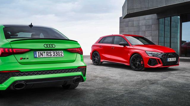 2022款奥迪rs3亮相5缸涡轮410匹马力还配扭矩矢量控制系统