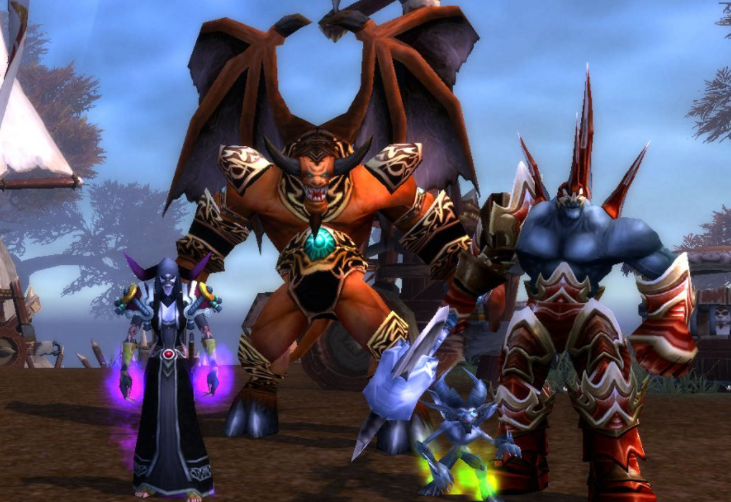 一张月卡探索三个世界,盘点《魔兽世界》tbc版本登场的恶魔种族