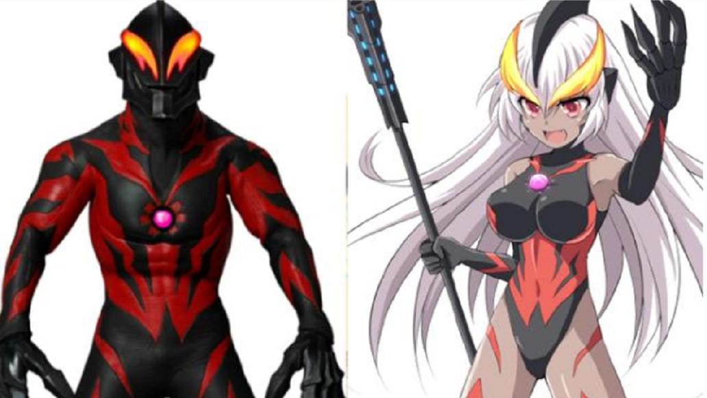 当奥特曼娘化后,贝利亚变成叛逆小姑娘,雷欧简直辣眼睛