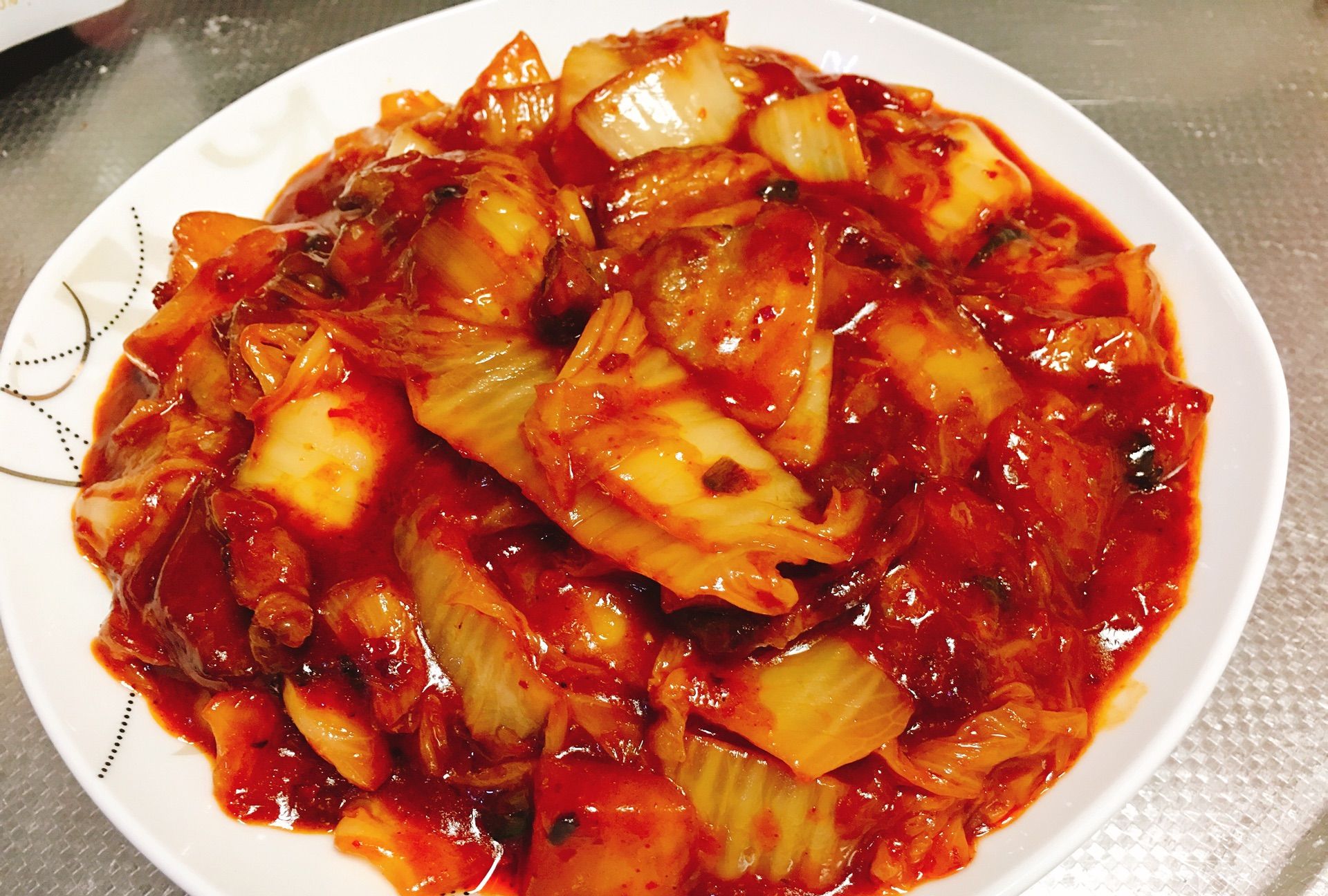 教你解馋过瘾的辣炒白菜鸡丁,营养美味超下饭,一大盘都不够吃