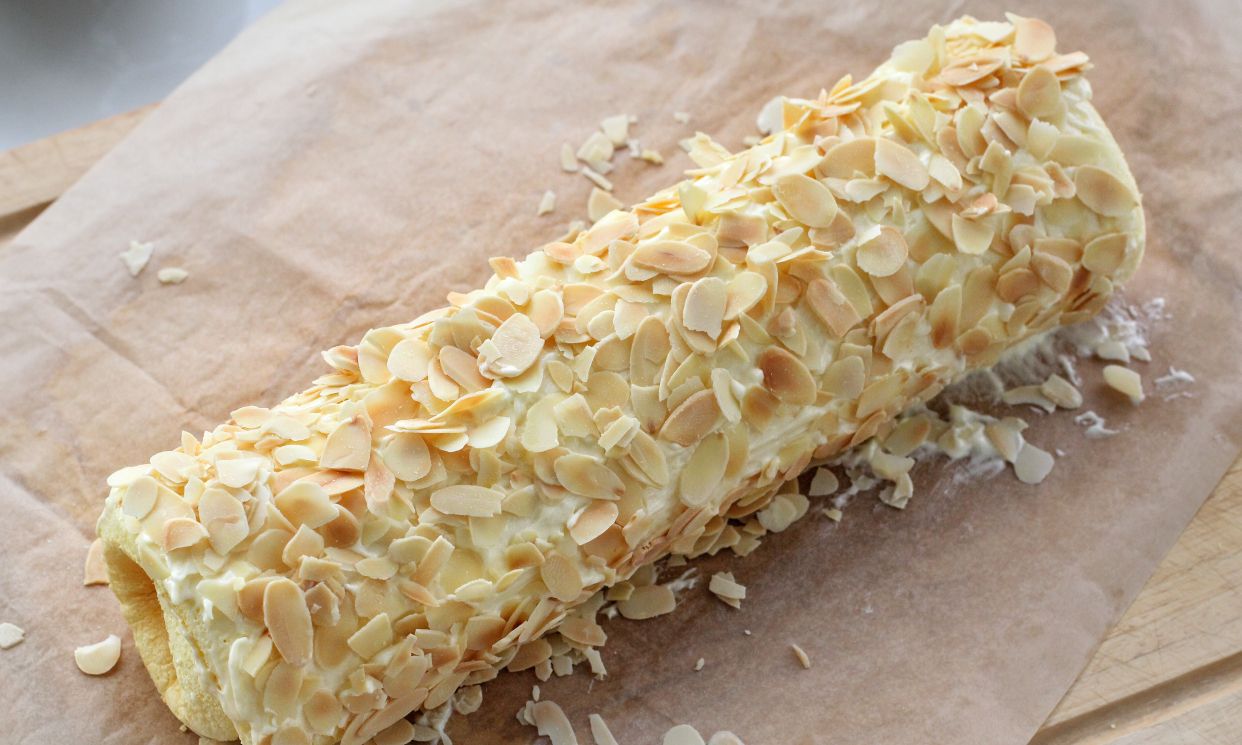 复刻儿时记忆,自制老式咸奶油蛋糕卷,细腻美味好吃到原地转圈圈