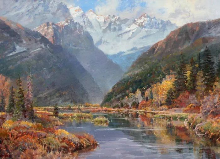 旅行与绘画画家安德鲁精致又真实的风景作品