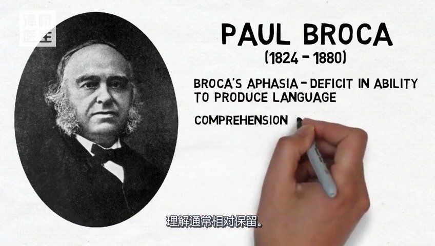 布罗卡氏区(brocas area)又称布罗卡氏中枢,布罗卡氏回