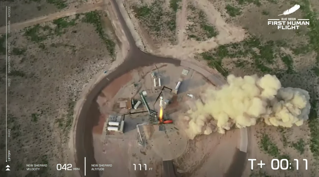 升空！世界首富贝索斯开启首次太空之旅休闲区蓝鸢梦想 - Www.slyday.coM