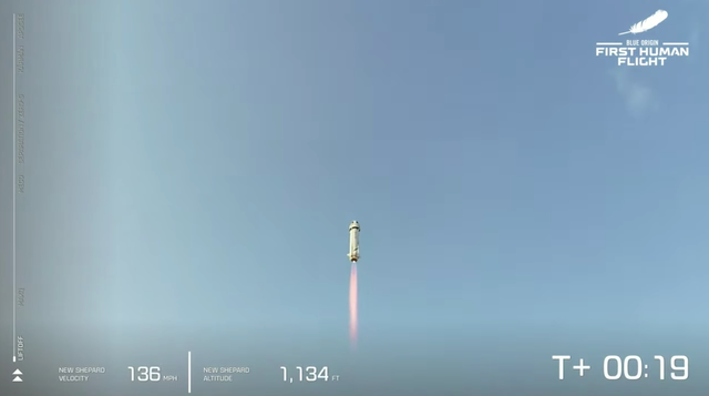 升空！世界首富贝索斯开启首次太空之旅休闲区蓝鸢梦想 - Www.slyday.coM