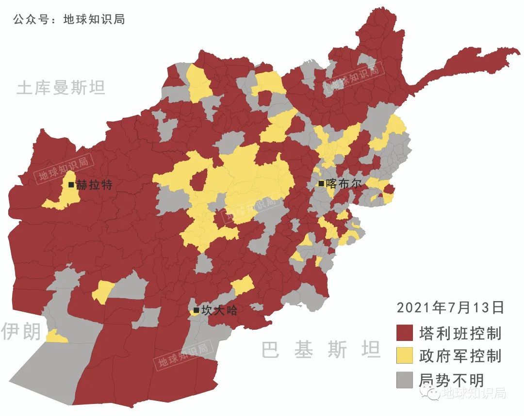 塔利班,步步紧逼