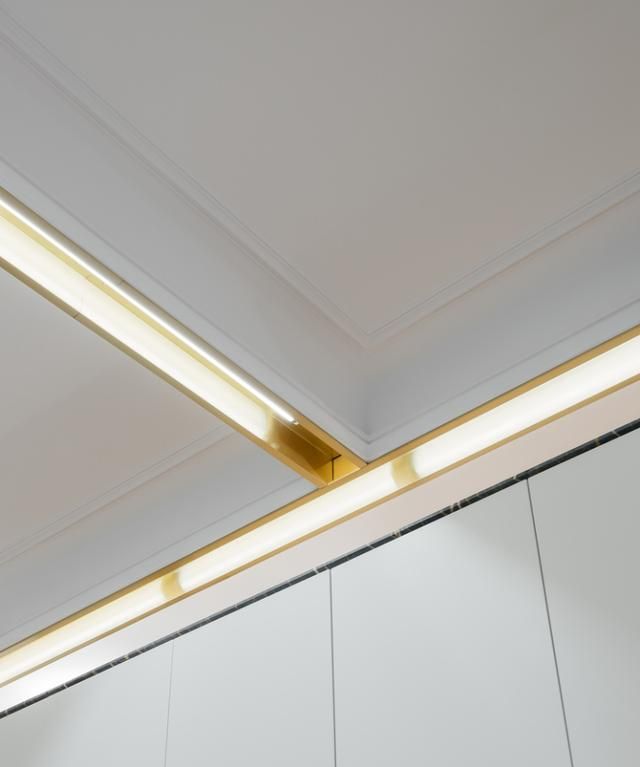 用小细节打动空间,金属线条做到了|线条|墙面|吊顶_新浪新闻