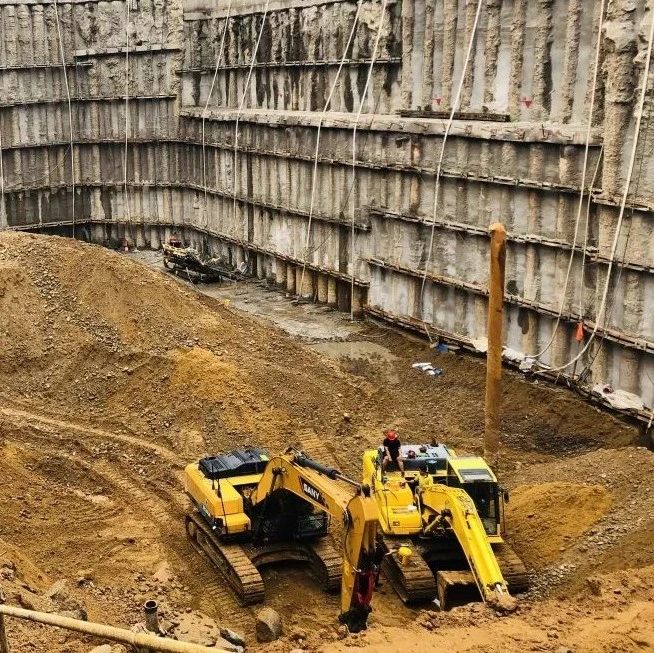 京能建设超深基坑止水帷幕,助力大厦"拔节生长"!