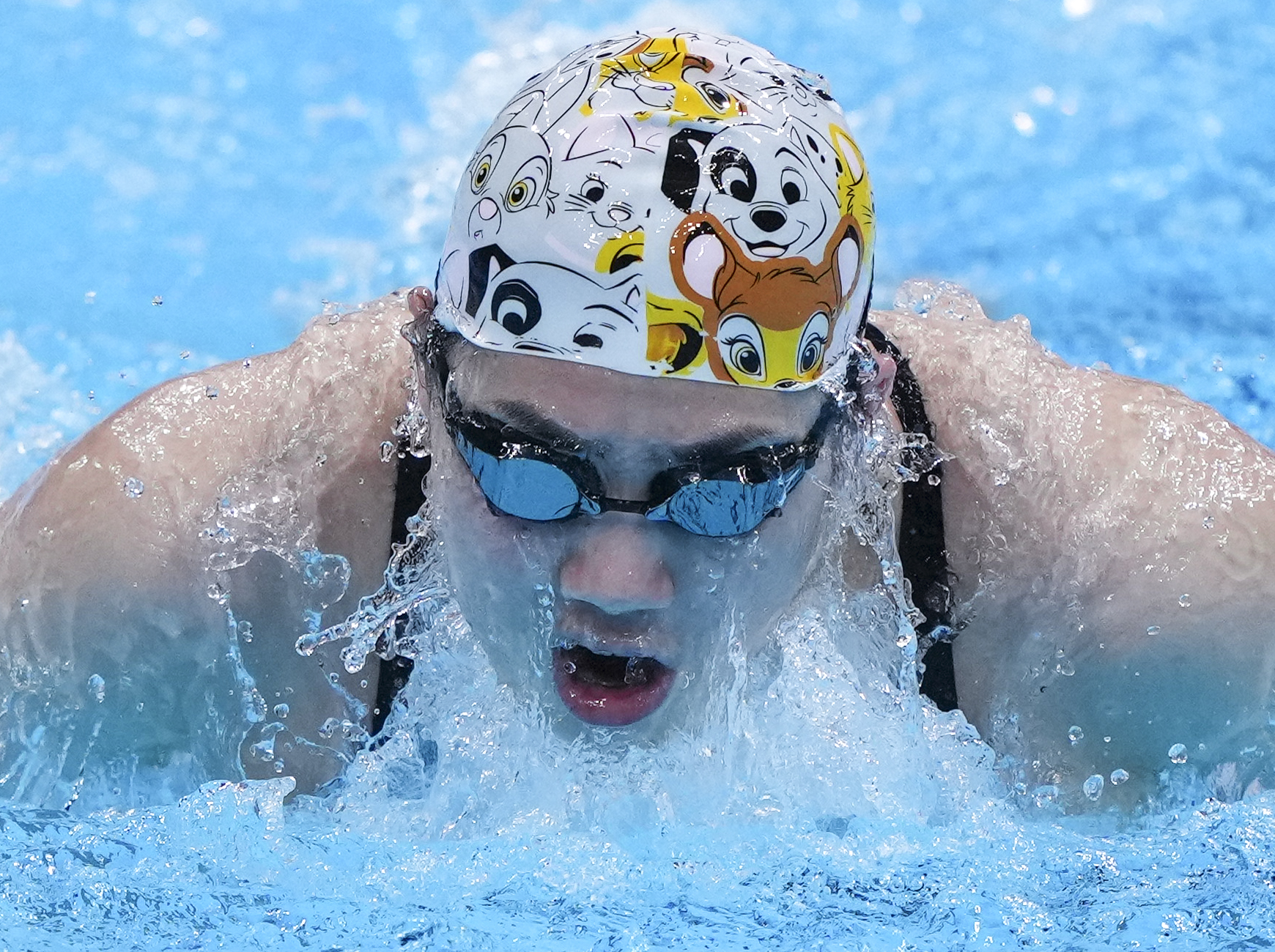 游泳——中国游泳队"试水"东京