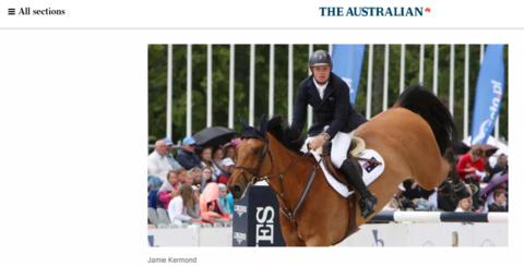 《澳大利亚人报》报道截图