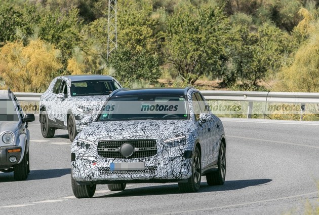 全新奔驰glc最新谍照曝光 或2022年亮相/增插混版车型