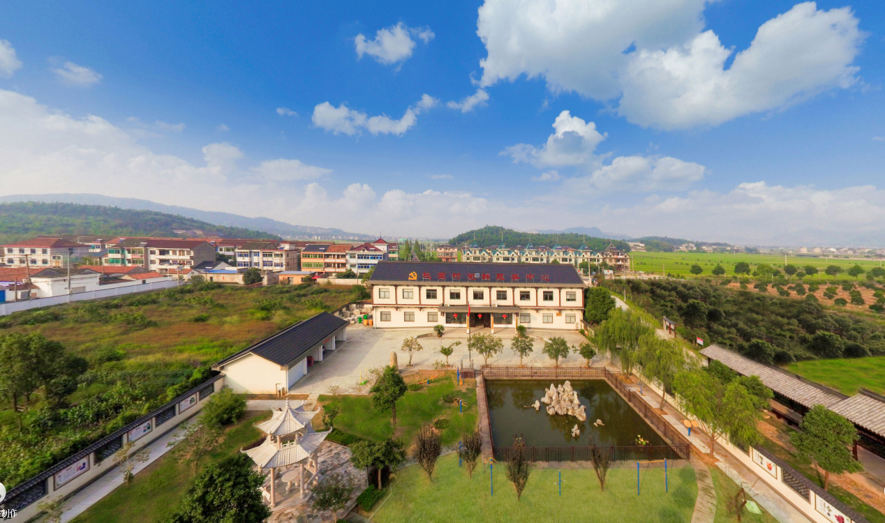 长塘镇桃园村十里桃园独具特色的观光旅游村