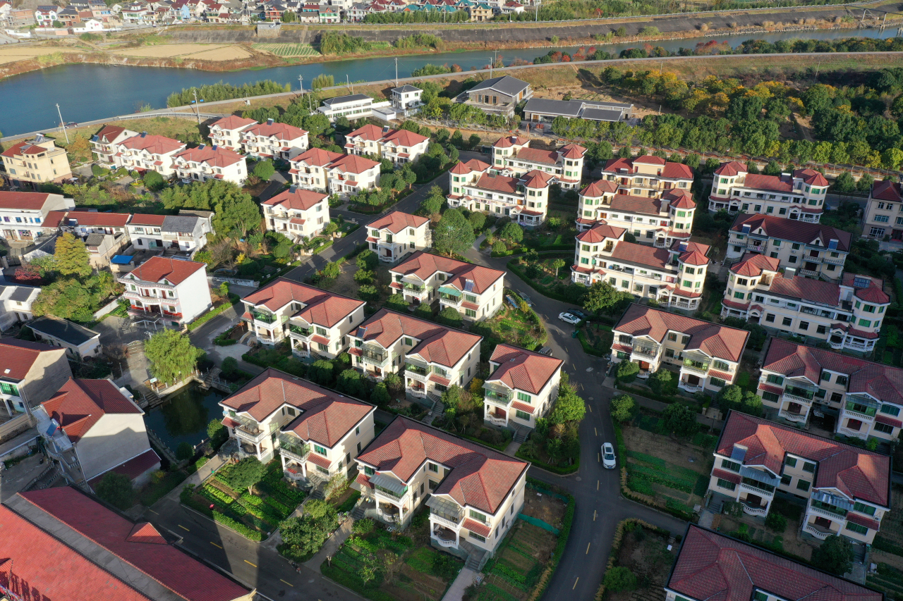 章镇镇新江村因地制宜优环境村民吃起生态饭