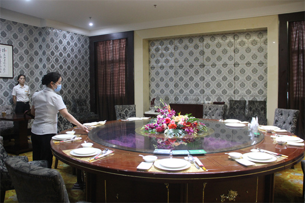 淮安天时晋国际大酒店举行申报国家四钻级酒家专家评审