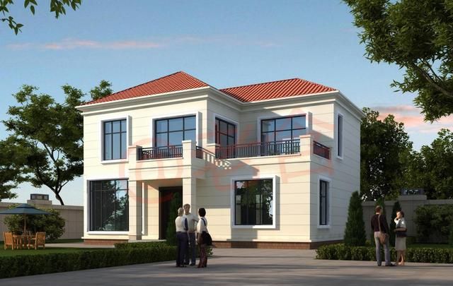 十多万就可以在农村建栋二层别墅5间卧室超实用外观秀丽