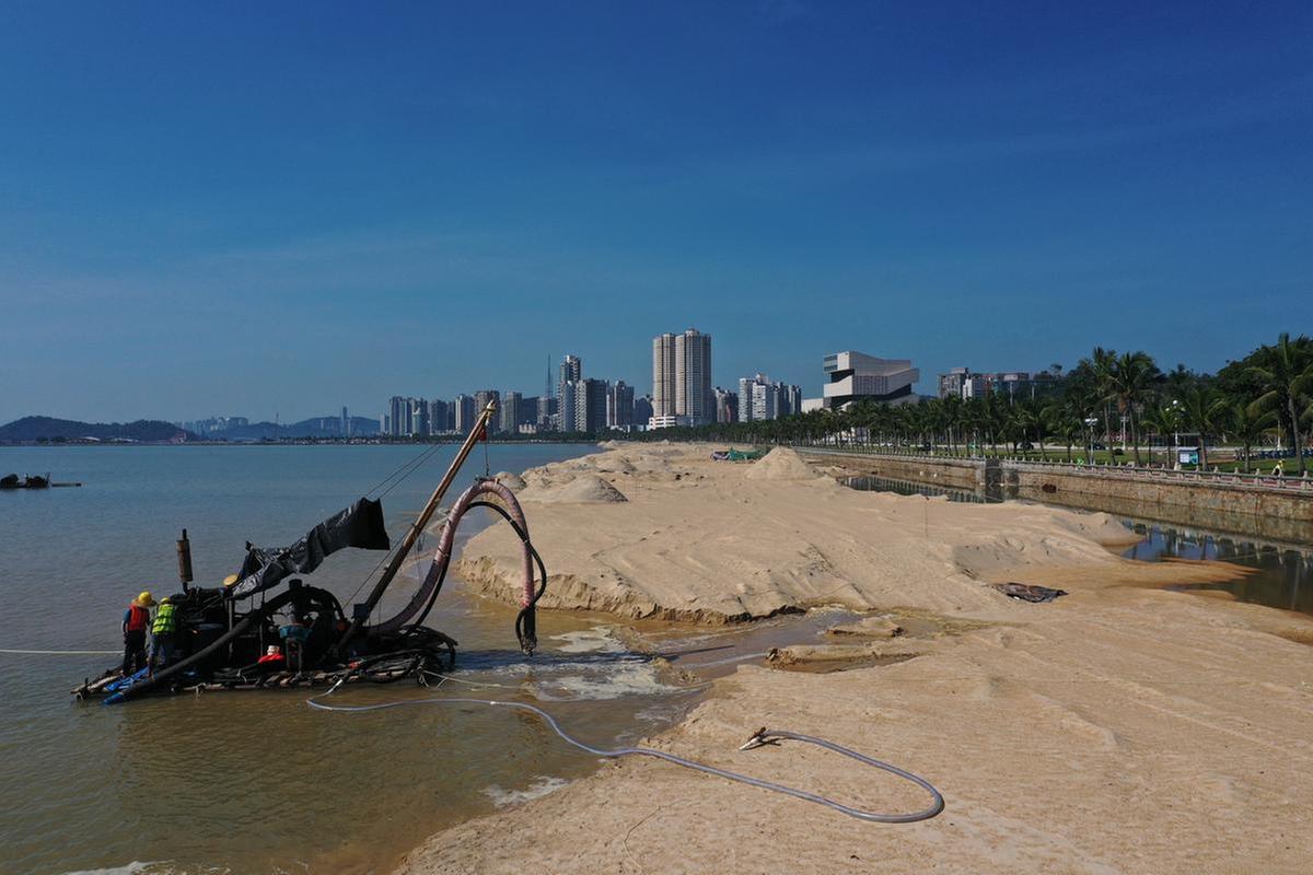 珠海市海天公园沙滩底层填沙完成预计开放时间是