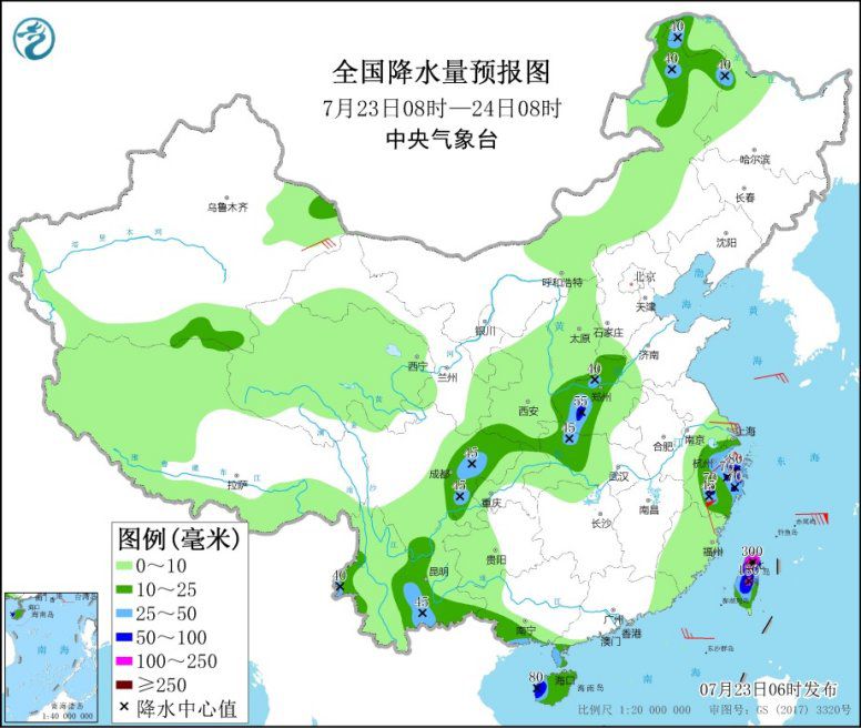 河南等地仍有分散性强降雨 台风“烟花”将影响华东沿海