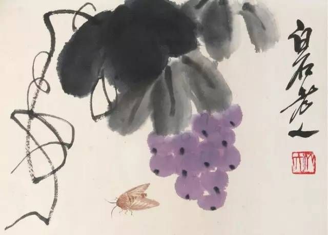 名家笔下的写意葡萄,解渴!__财经头条