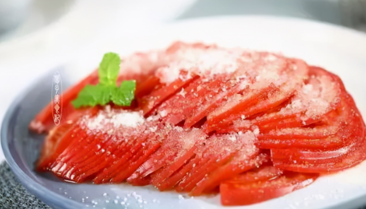 做糖拌西红柿直接撒白糖就错了多加1样料鲜甜可口