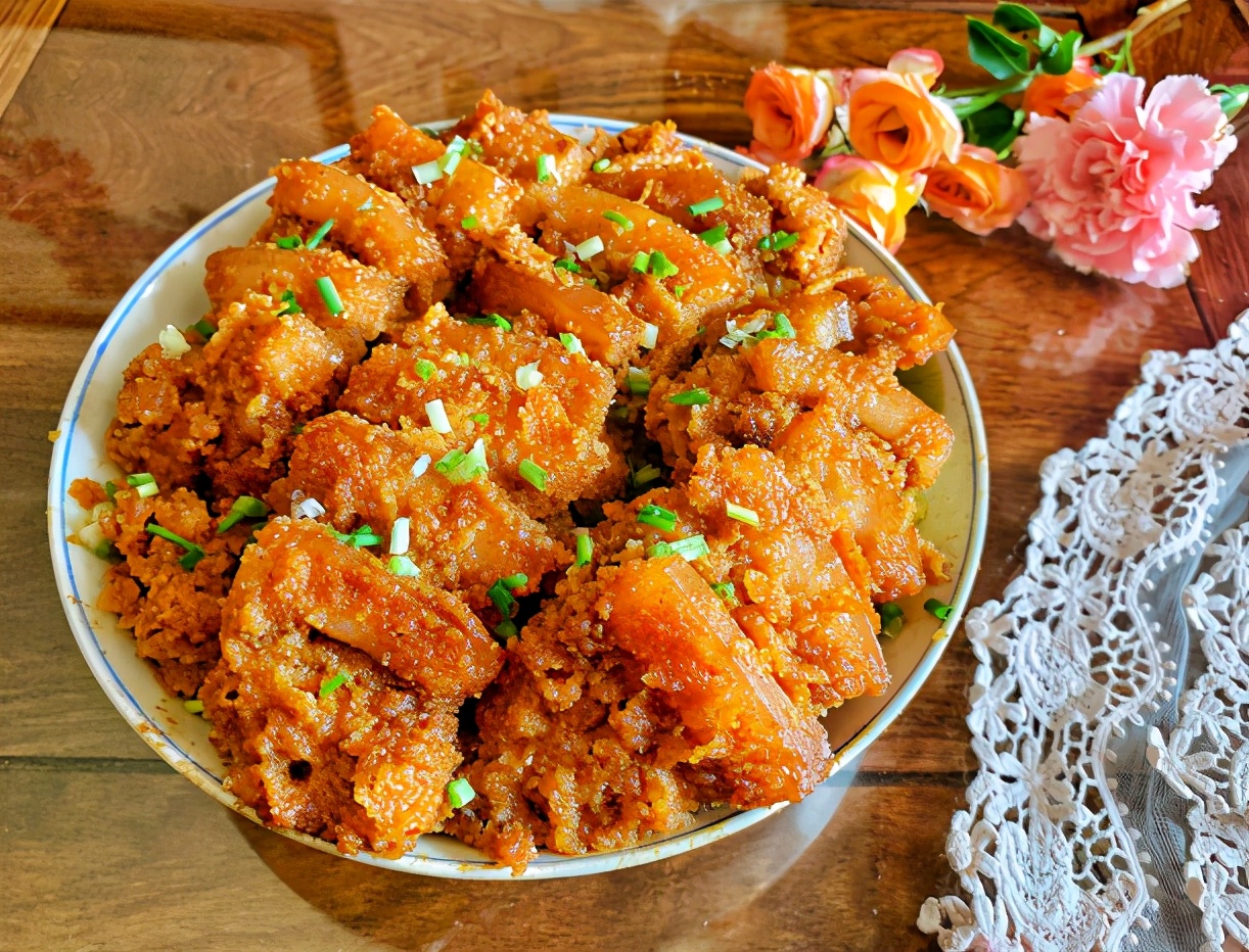 做粉蒸肉最忌裹米粉直接蒸多做关键2步软糯入味