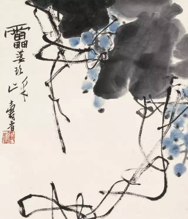 潘天寿葡萄潘天寿葡萄枇杷李苦禅葡萄李苦禅小院葡萄李苦禅小院葡萄邀