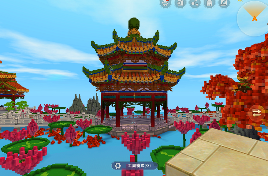 迷你世界全民创造节,盘点历届建筑大作,中国风才是永远的神