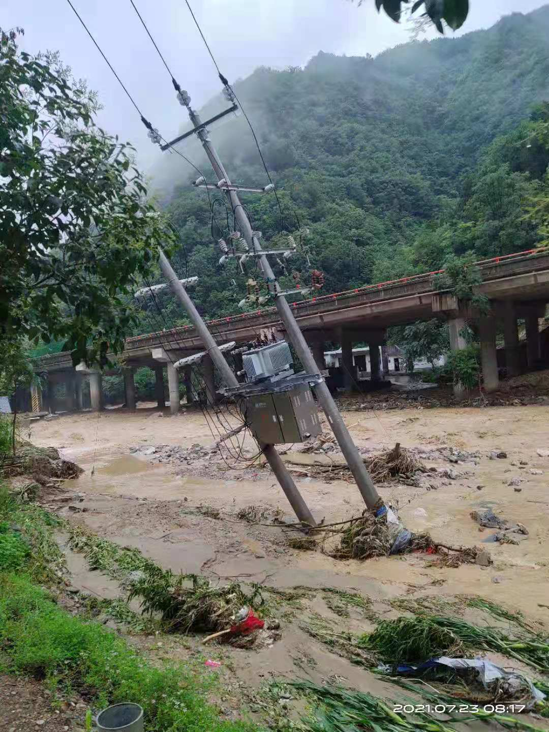 陕西洛南特大暴雨图片