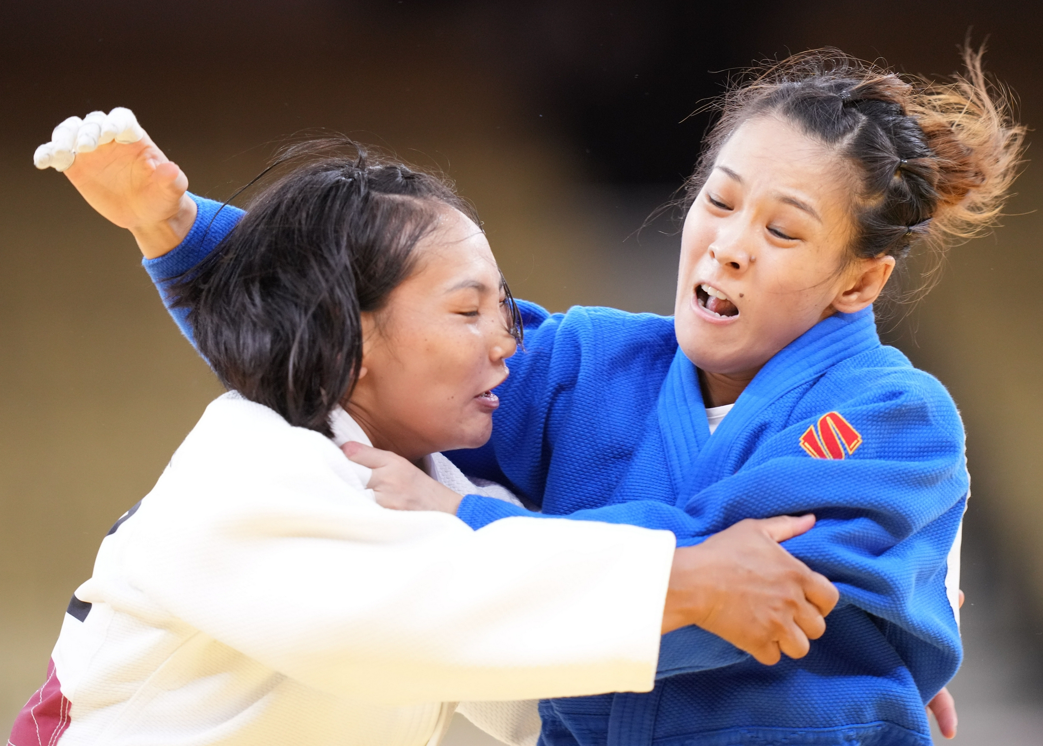 当日,在东京奥运会柔道项目女子48公斤级32强比赛中,中国选手李亚男