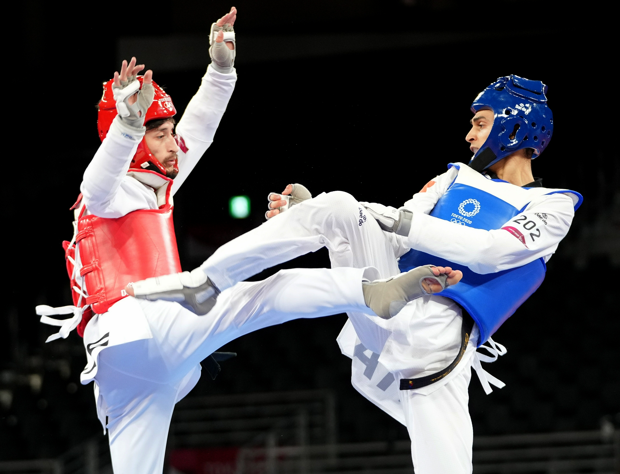 跆拳道男子58公斤级半决赛赛况