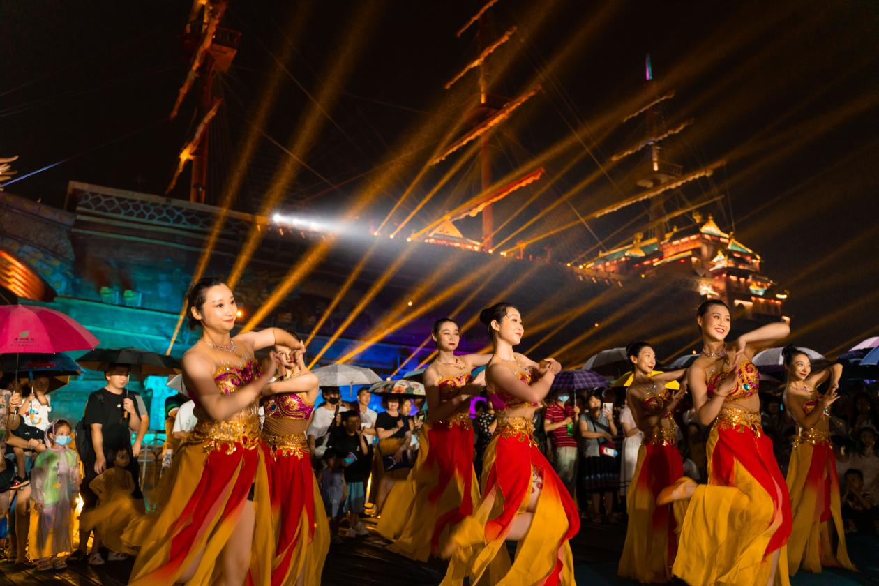 唐宫宴舞夜游节开幕精彩活动点亮海口夜生活