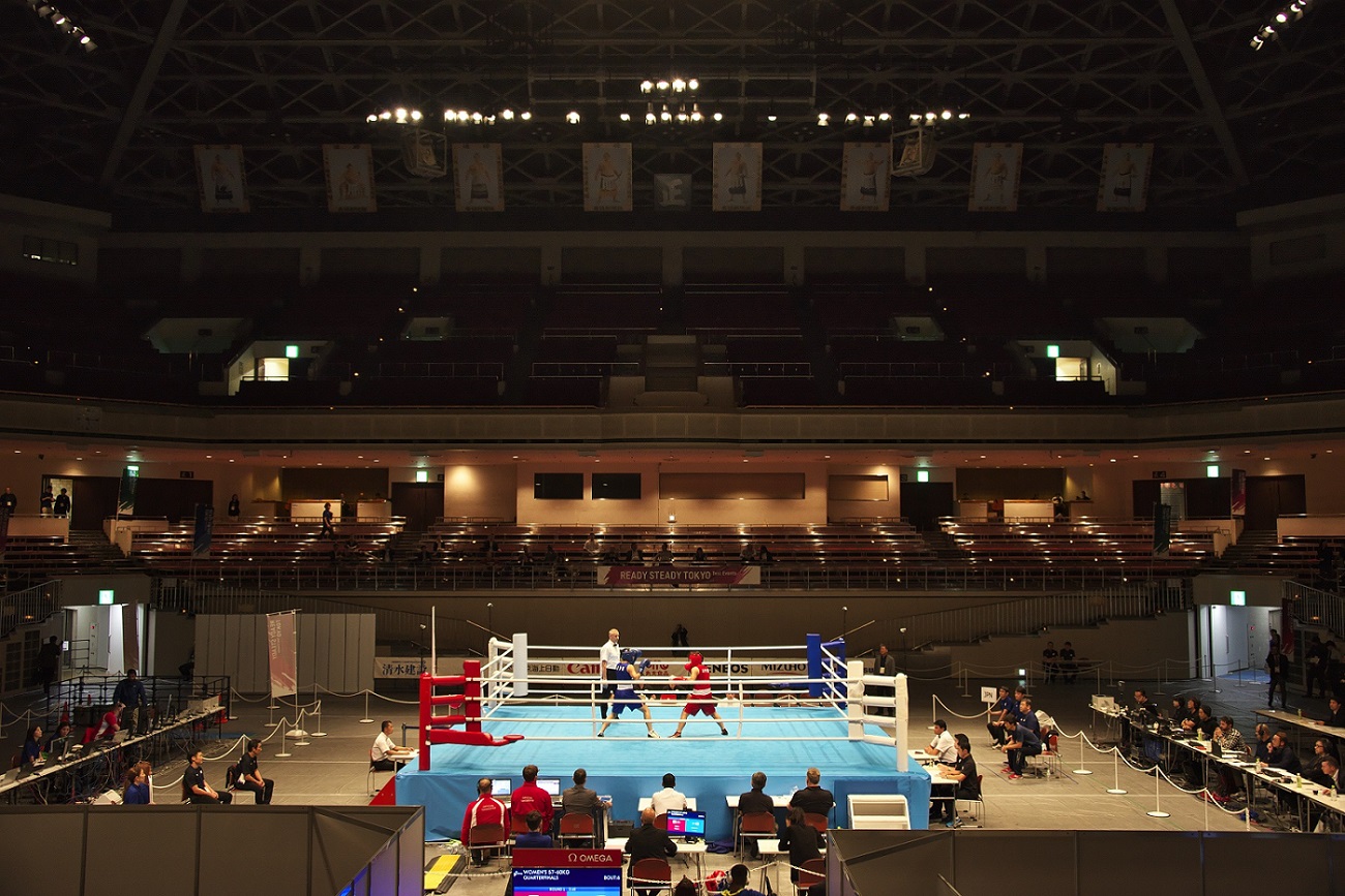 为配合东京奥运会，内部改造成了拳击赛场。&nbsp; 资料图
