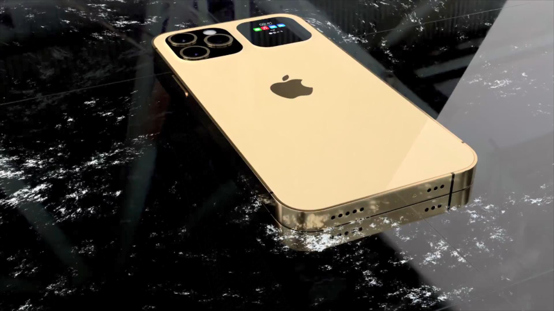 iphone13pro概念图:55w无线闪充 2.5寸副屏,iphone12落后了