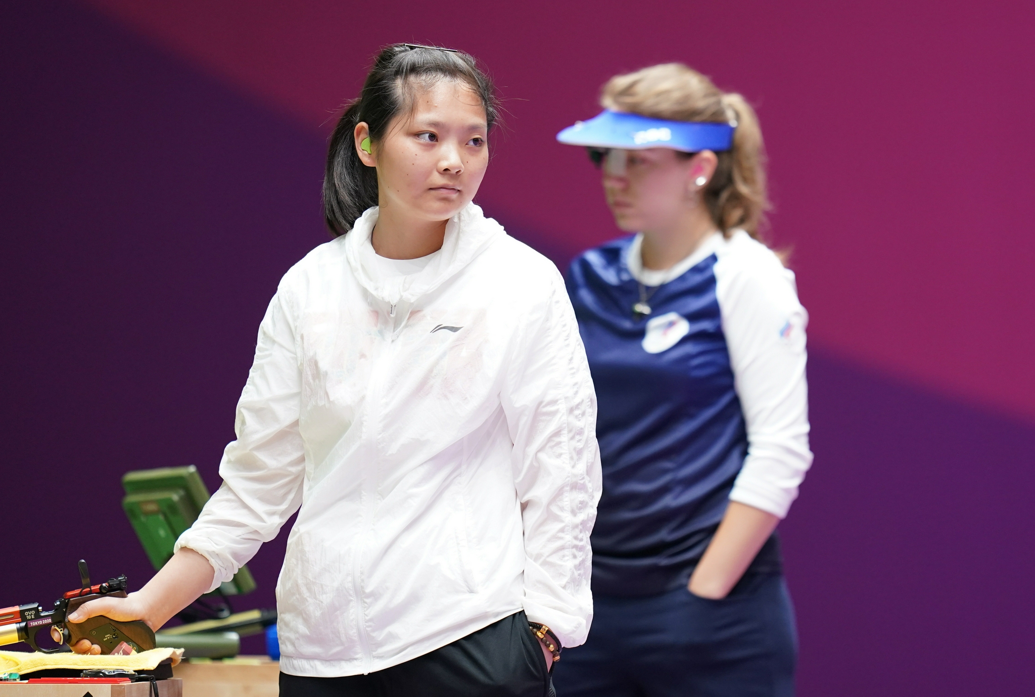 射击——姜冉馨获得女子10米气手枪铜牌休闲区蓝鸢梦想 - Www.slyday.coM