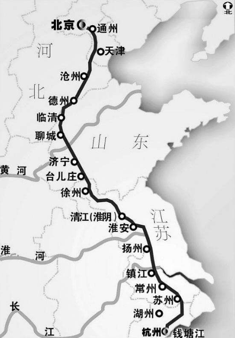 京杭大运河线路