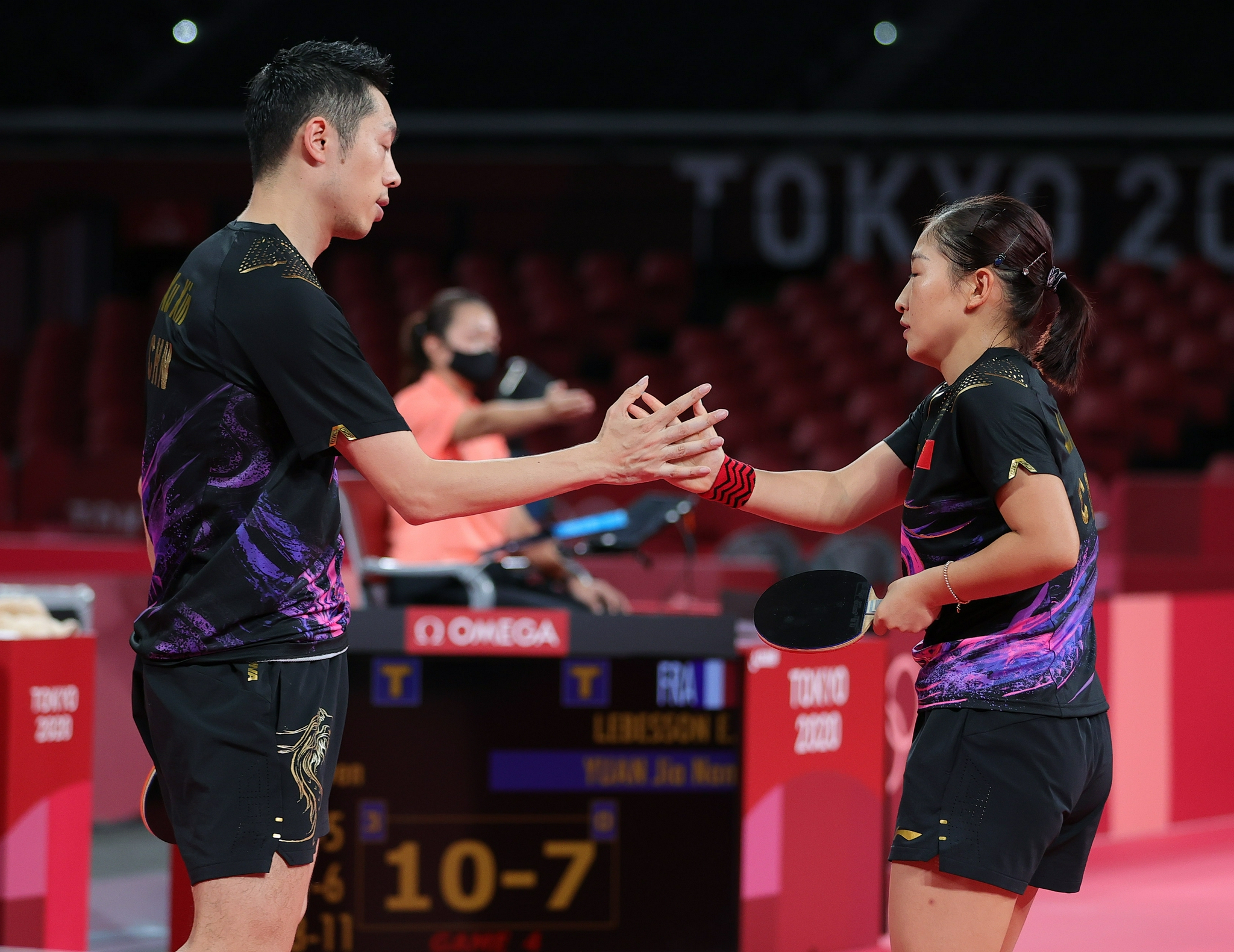 乒乓球许昕刘诗雯晋级混双决赛