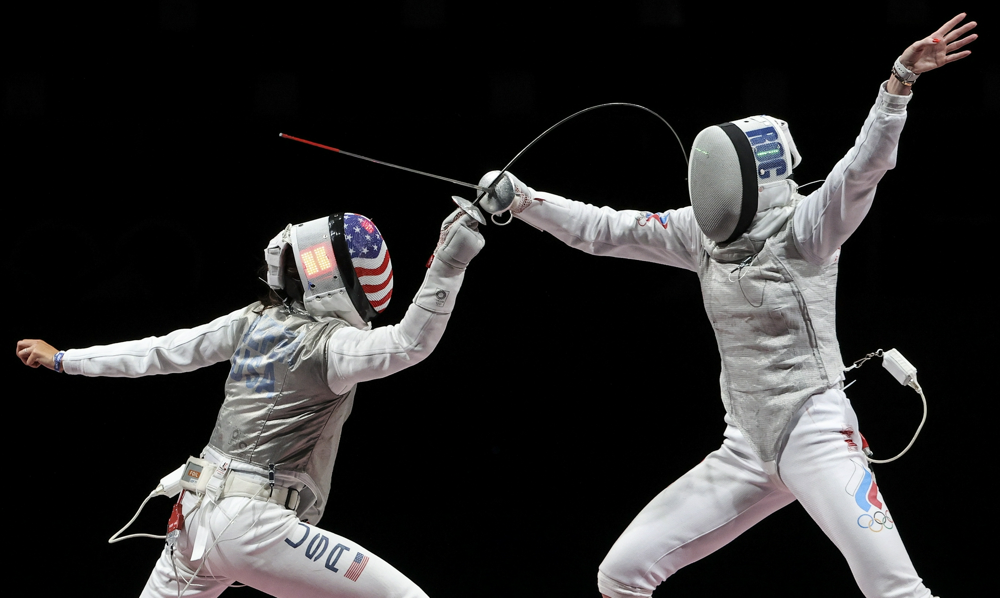 击剑女子个人花剑美国选手基弗夺金