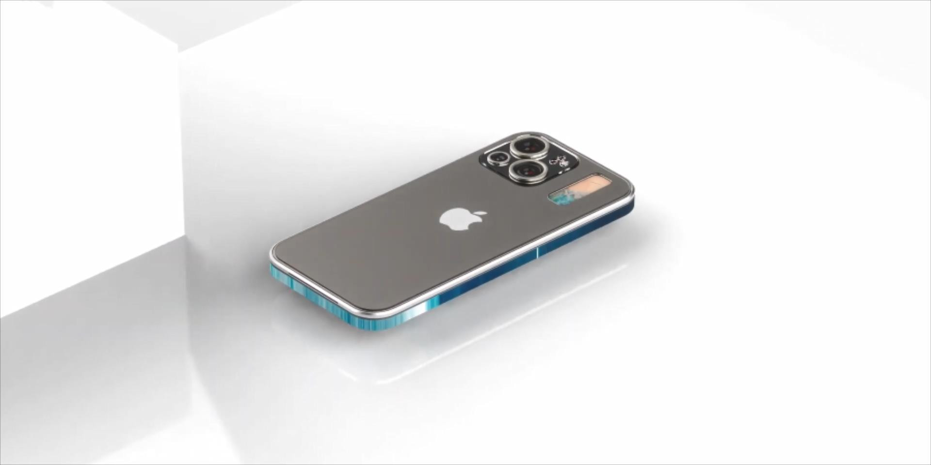 iphone13pro渲染图1寸小窗无边框直屏这是苹果的自我突破