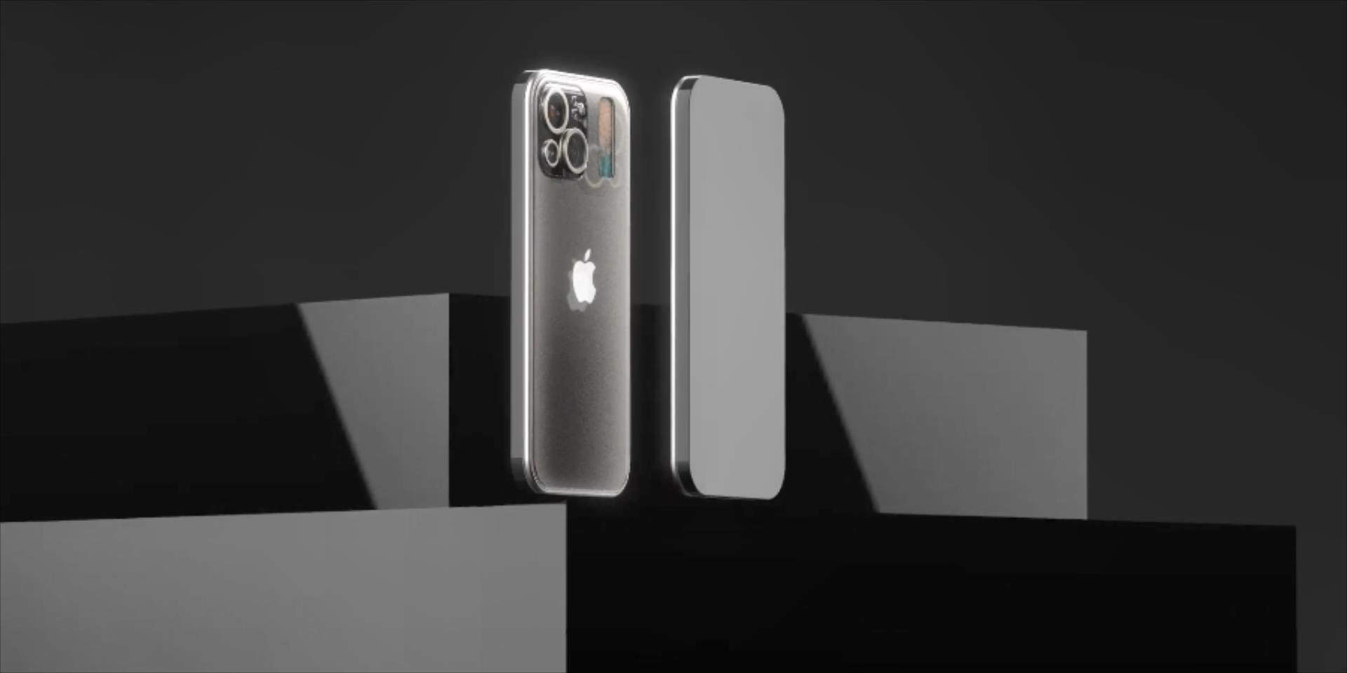 iphone13pro渲染图1寸小窗无边框直屏这是苹果的自我突破