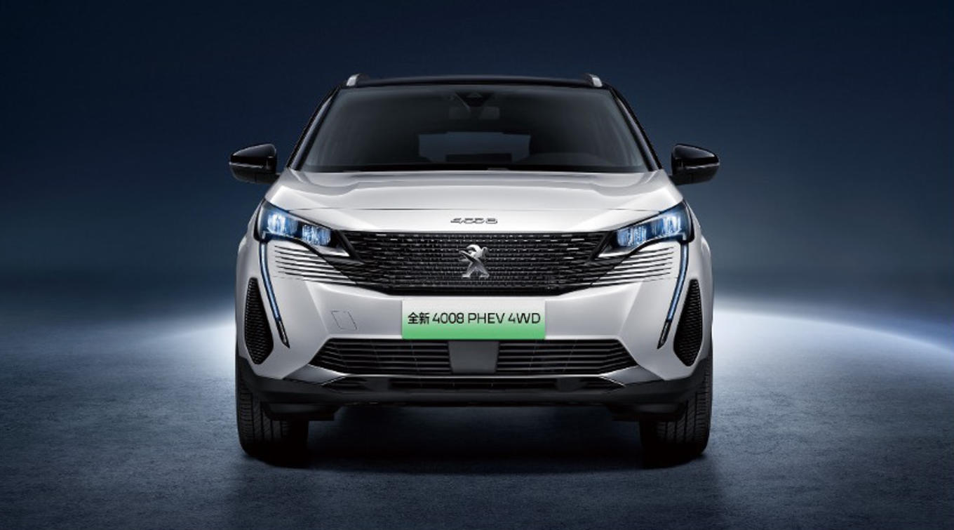 全新标致4008phev 4wd/法系新旗舰,配备独立悬挂 四驱