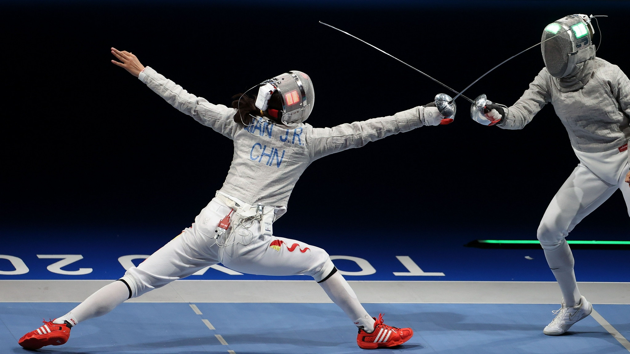 击剑女子佩剑个人钱佳睿无缘四强