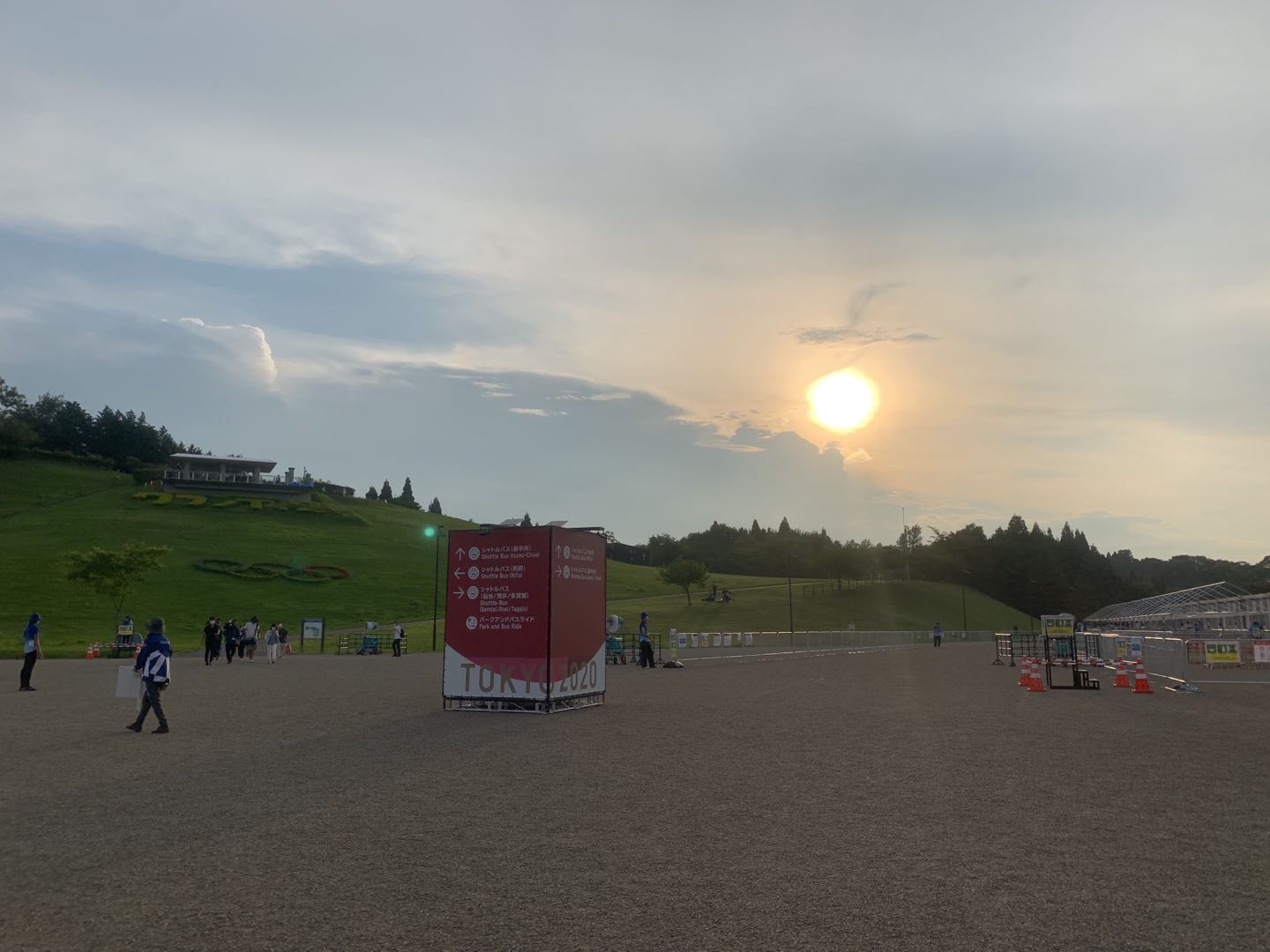 宫城县,中国女子足球对战巴西队场外(胡怡晟摄)"气泡防疫"这个比喻