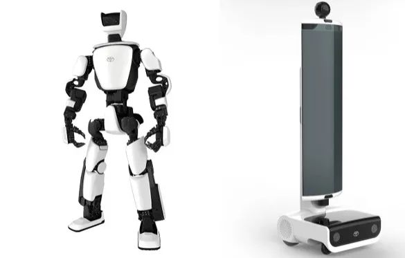 T-HR3人形机器人与T-TR1机器人